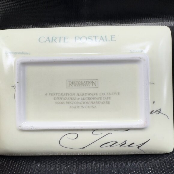 Restoration Hardware Paris Sacré Cœur Basilica Trinket Dish Plate Rectangular - Picture 11 of 11